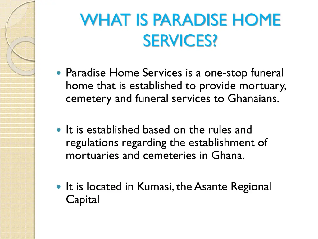 what is paradise home services