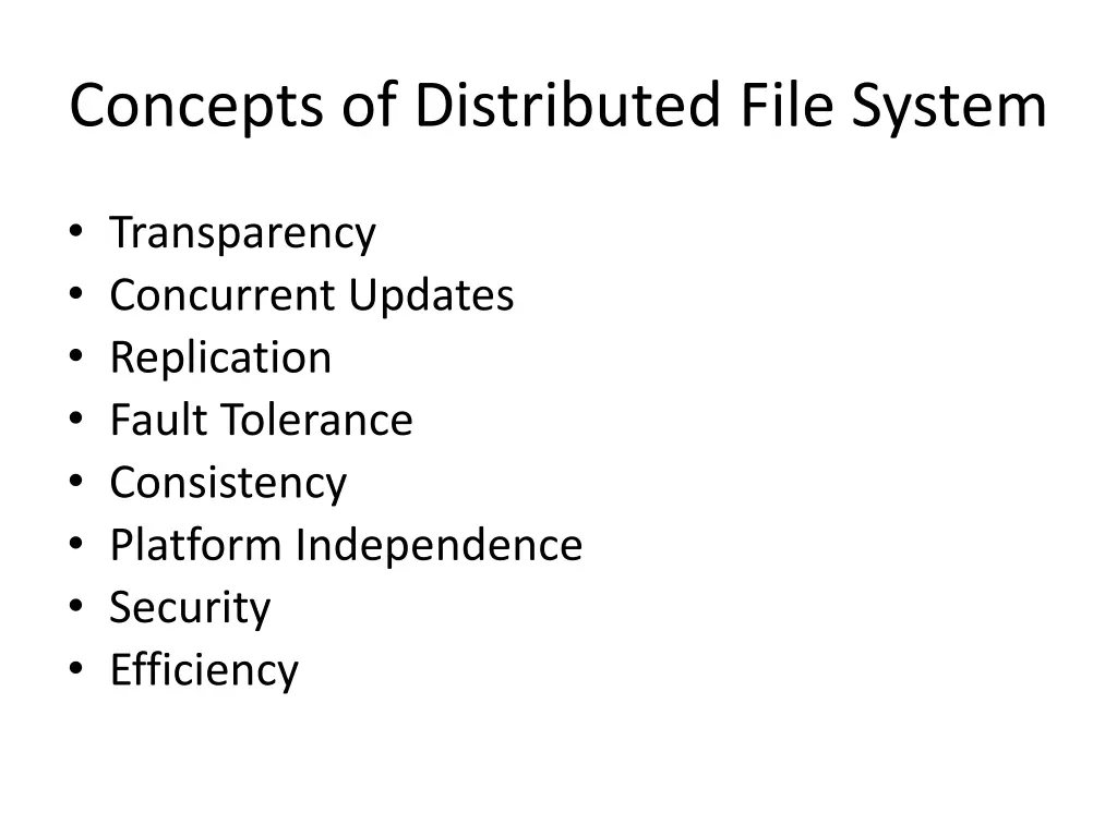 concepts of distributed file system