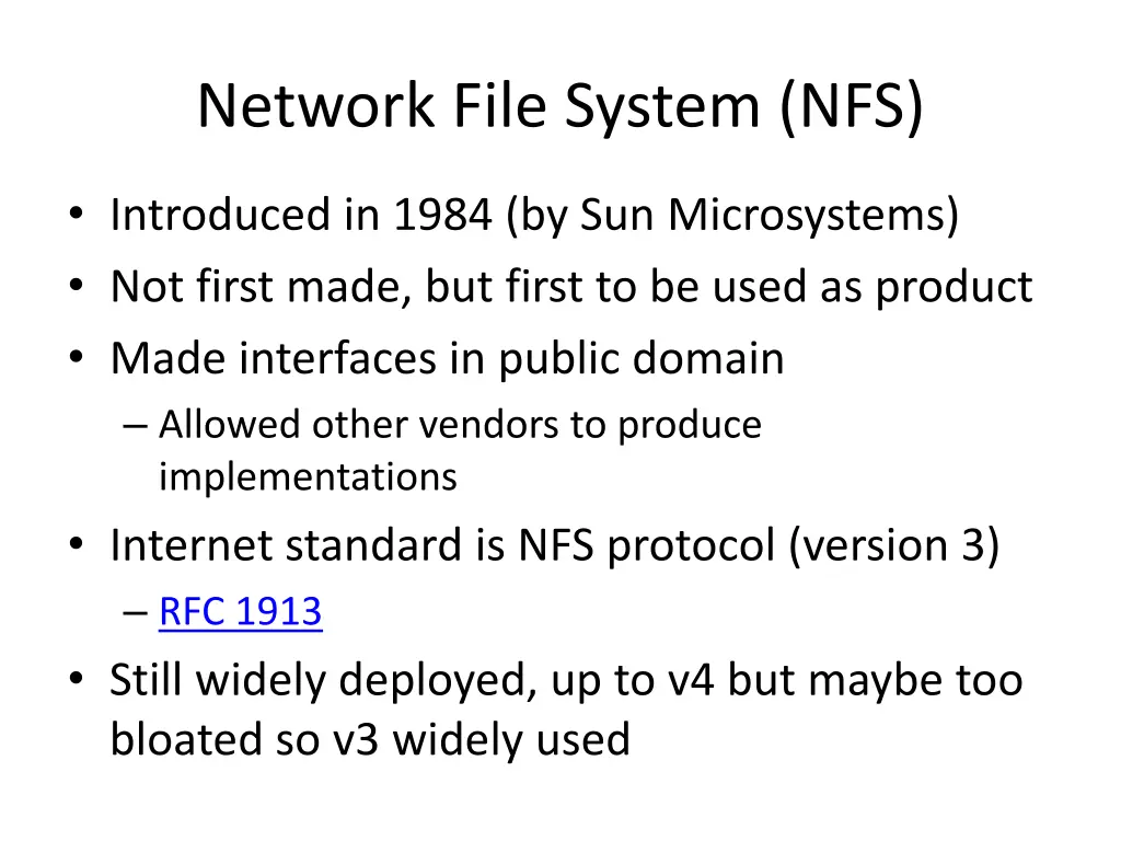 network file system nfs
