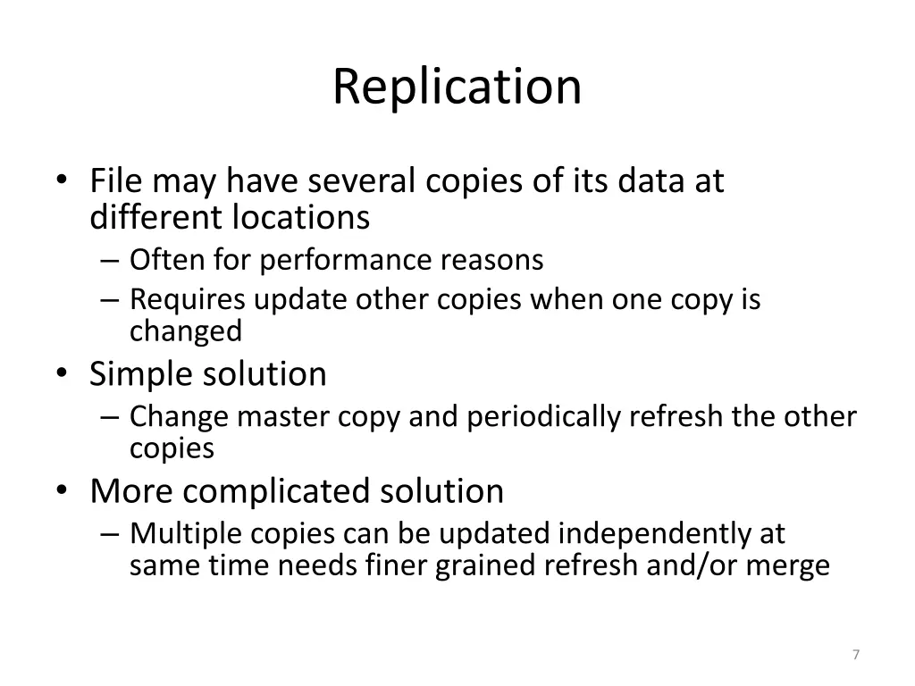 replication