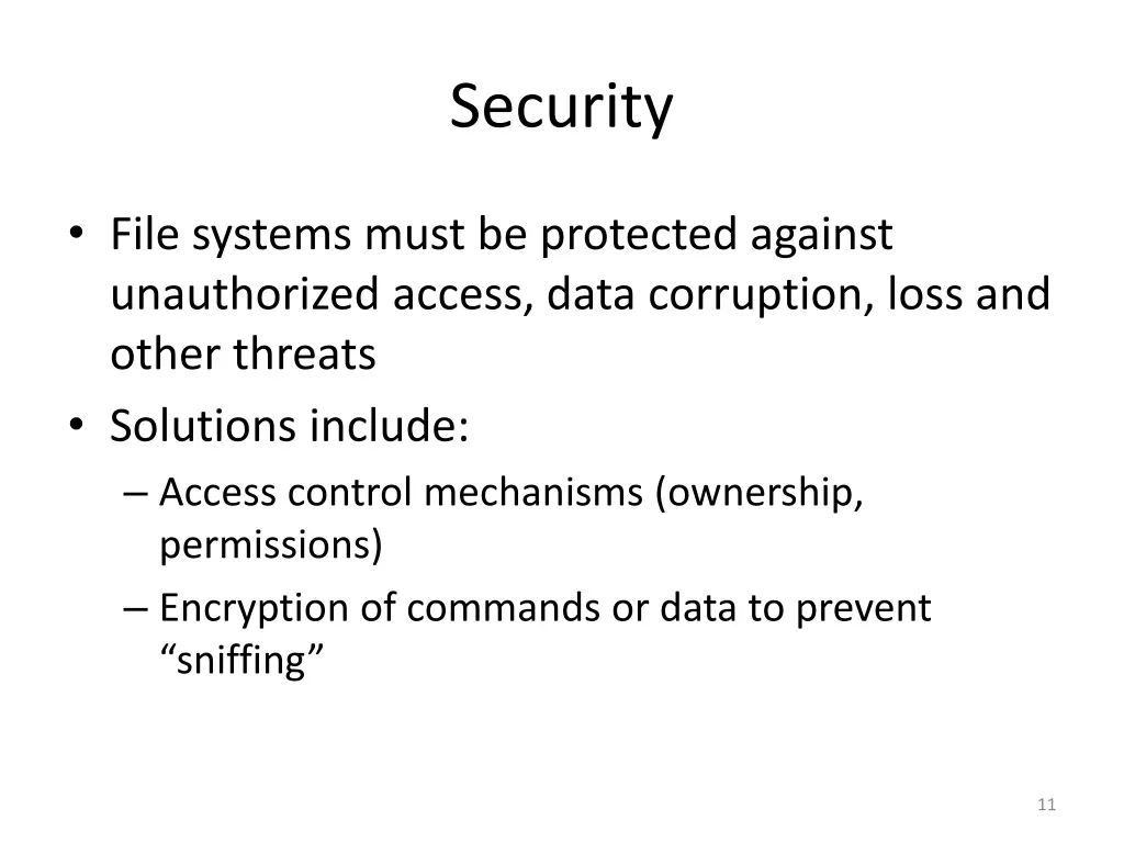 security