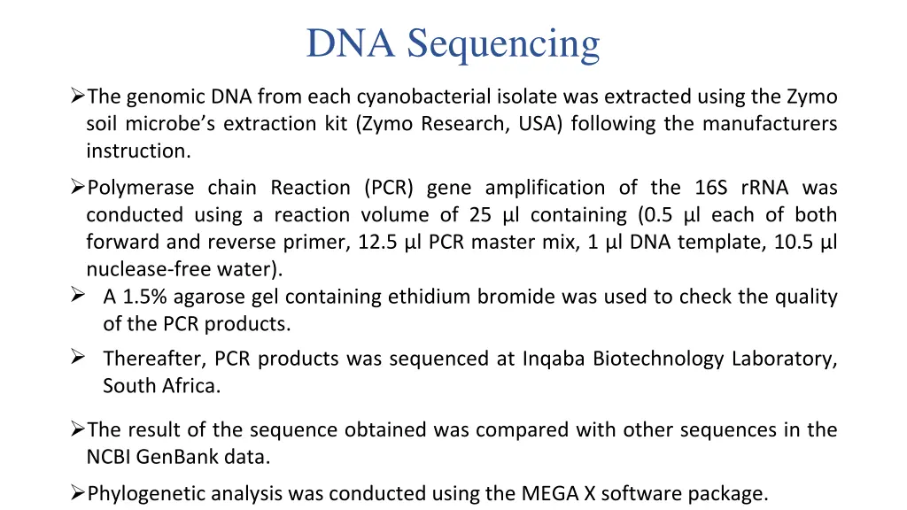dna sequencing