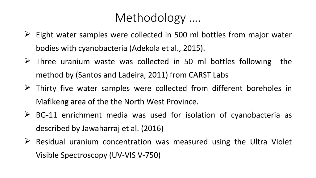 methodology