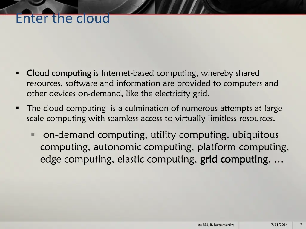 enter the cloud