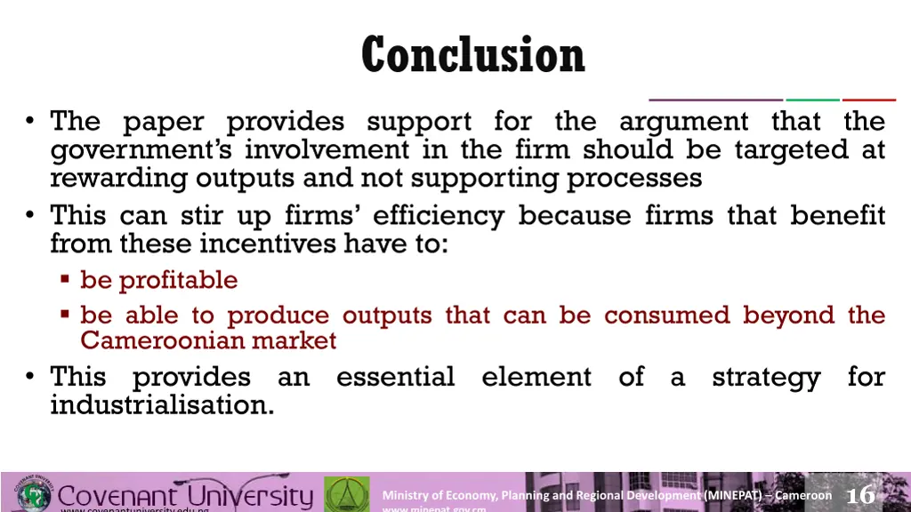 conclusion