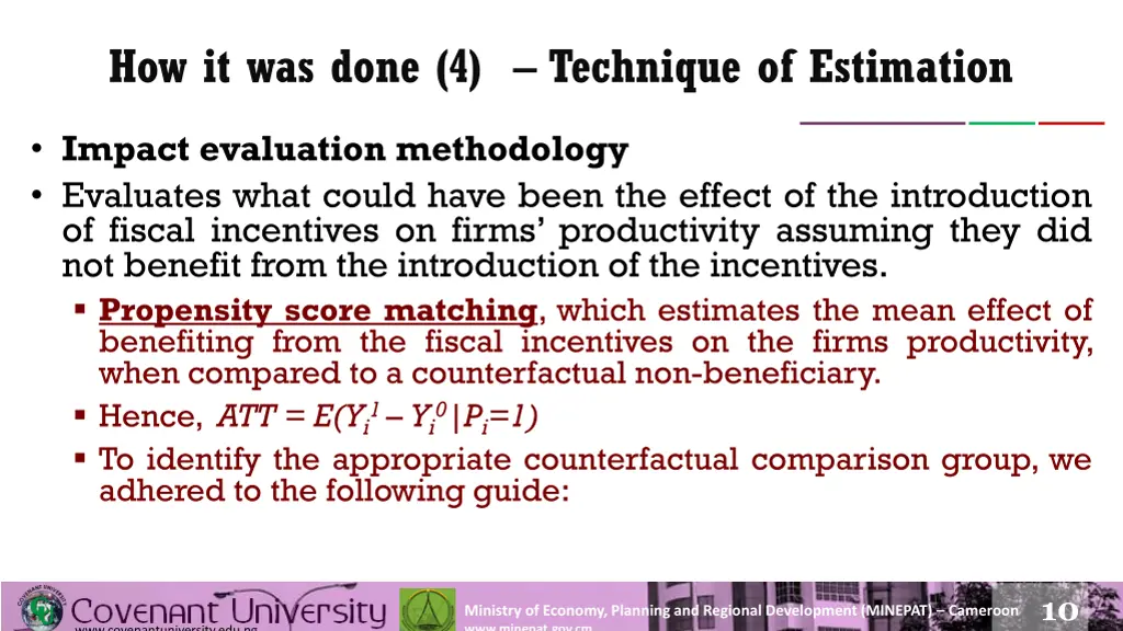 how it was done 4 technique of estimation