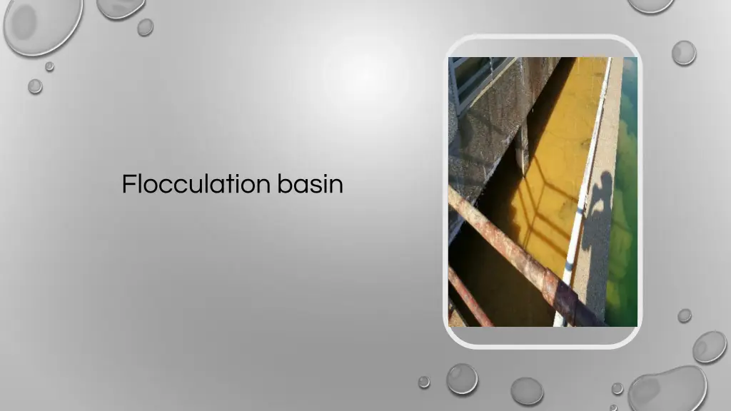 flocculation basin