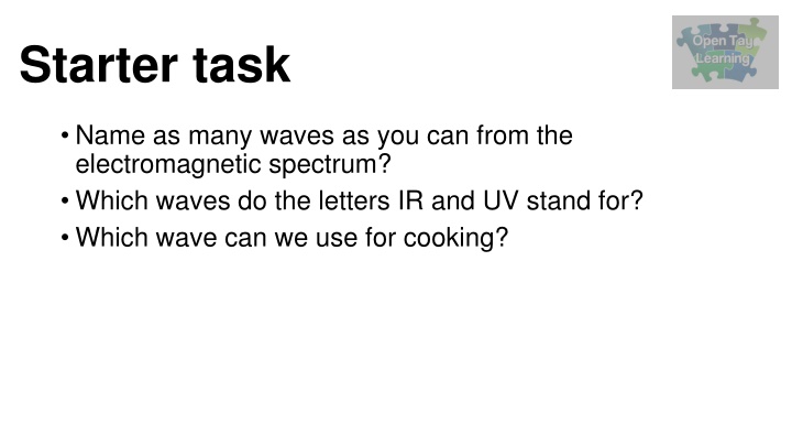 starter task