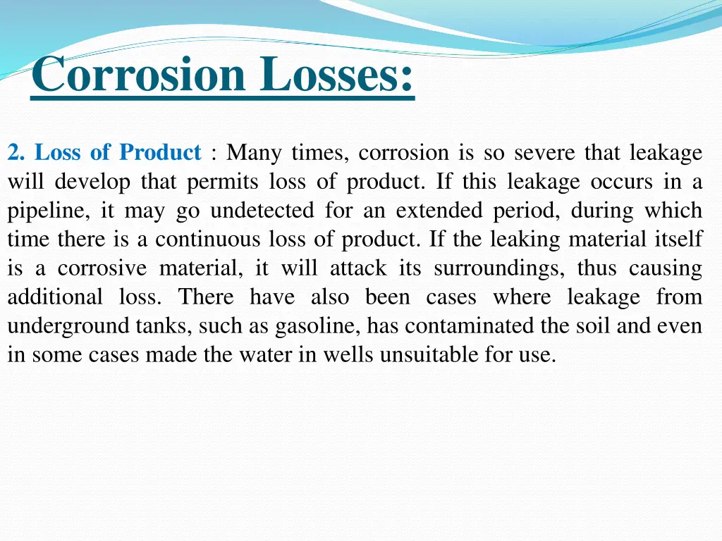 corrosion losses 1