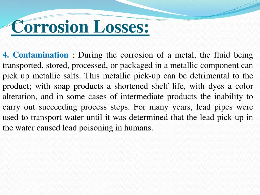 corrosion losses 3