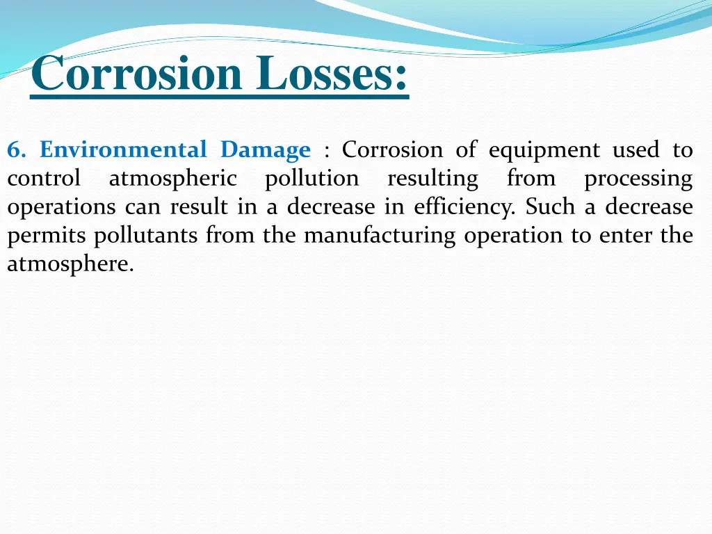corrosion losses 5