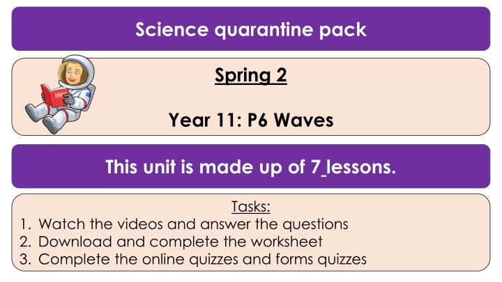 science quarantine pack