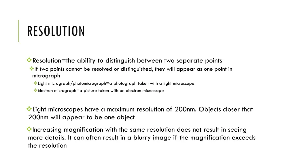 resolution