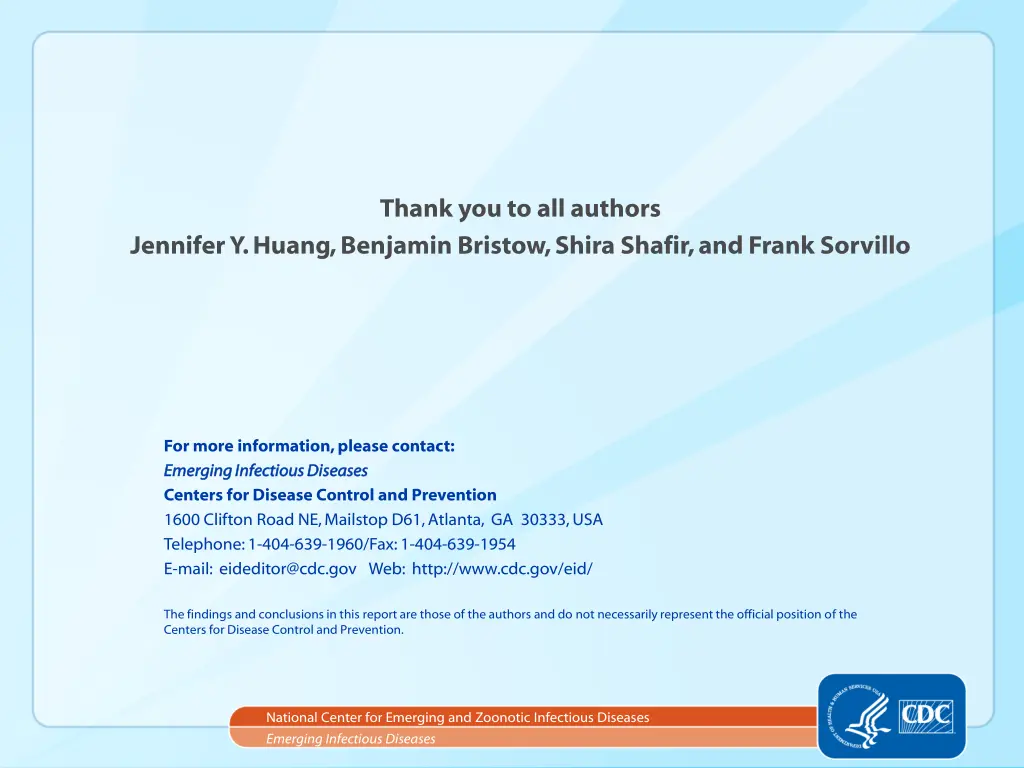 thank you to all authors