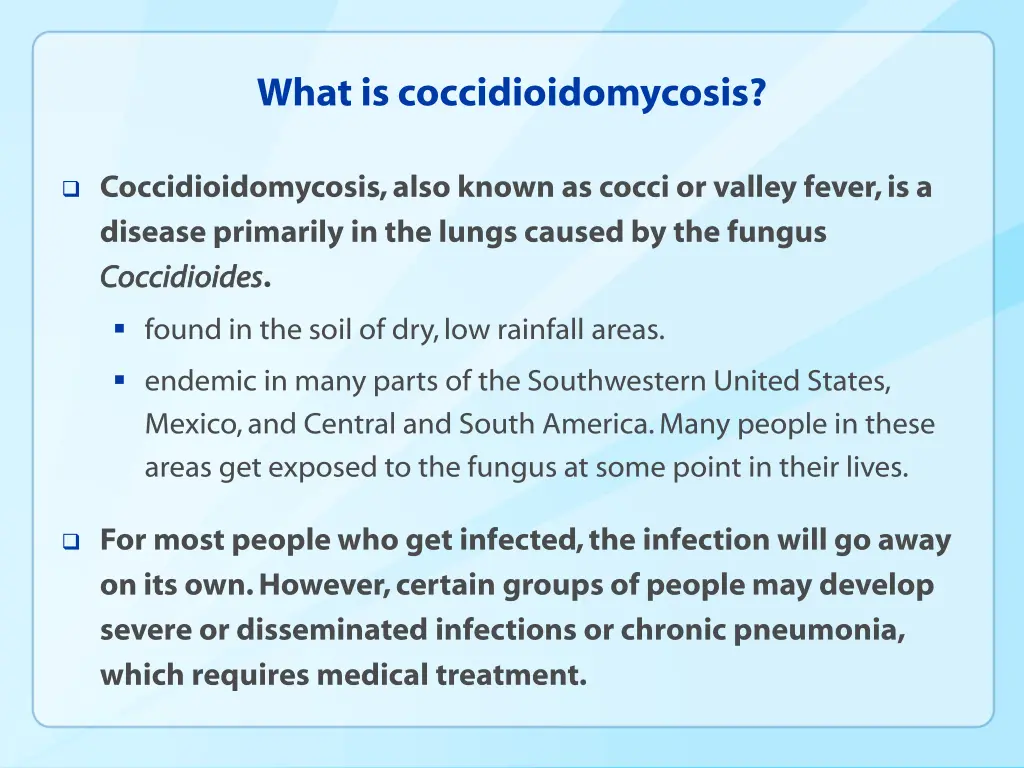 what is coccidioidomycosis