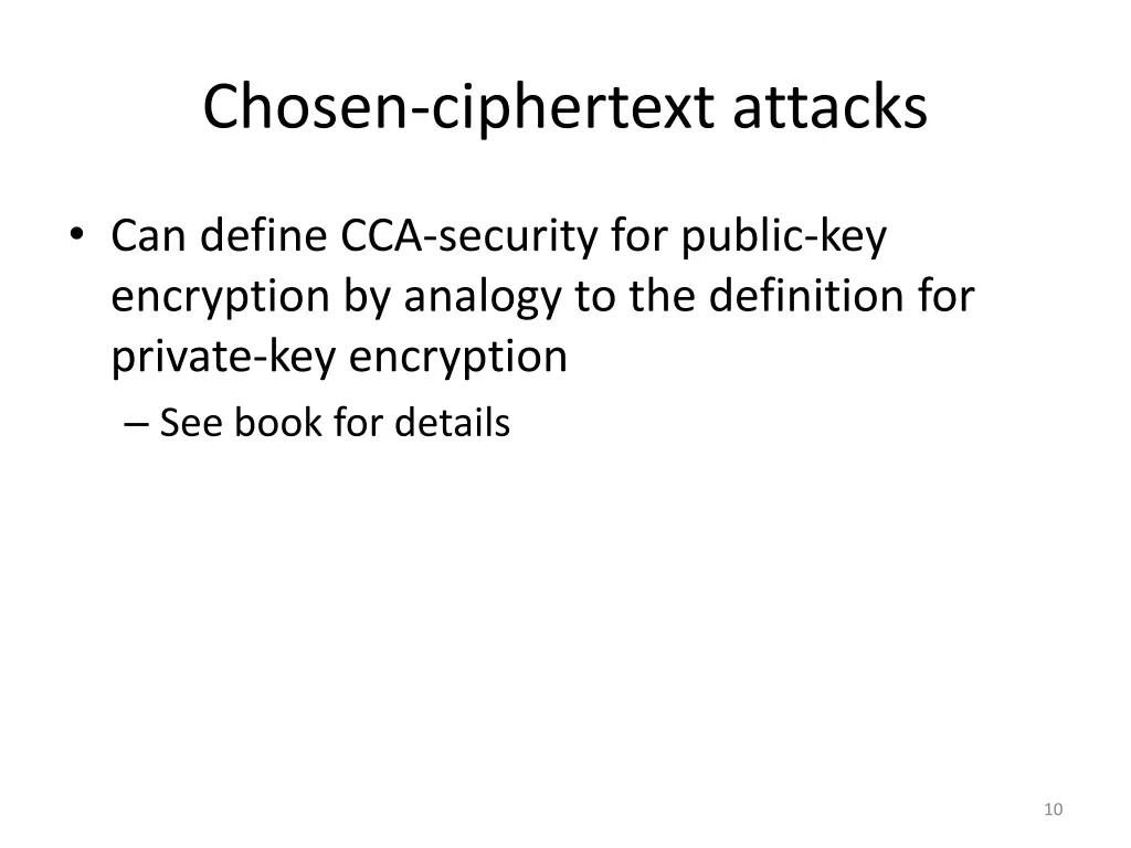 chosen ciphertext attacks 2
