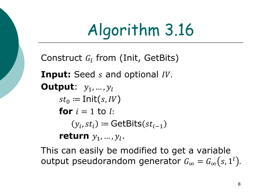 algorithm 3 16