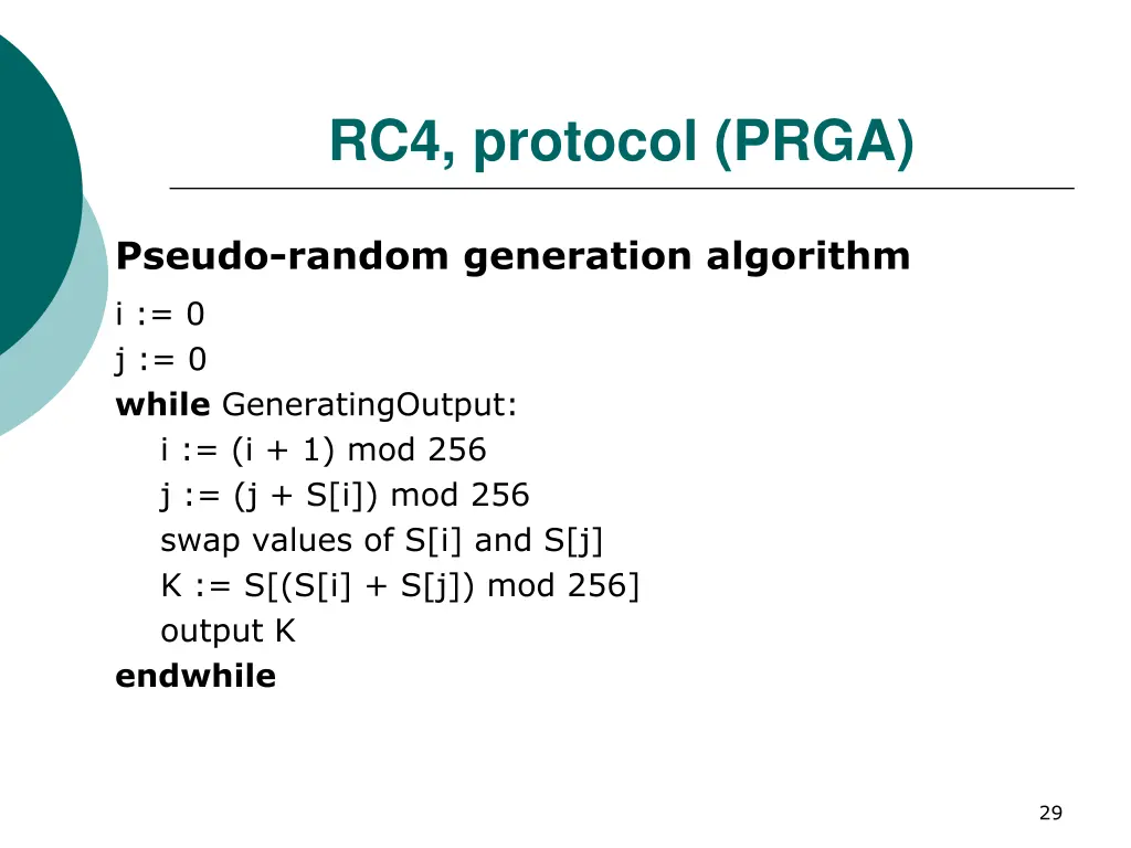 rc4 protocol prga