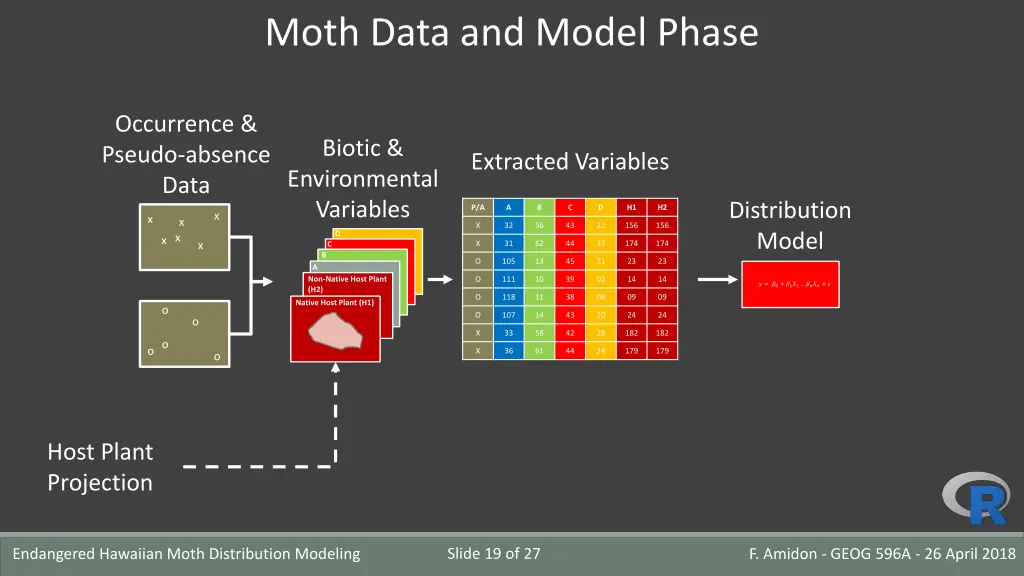 moth data and model phase