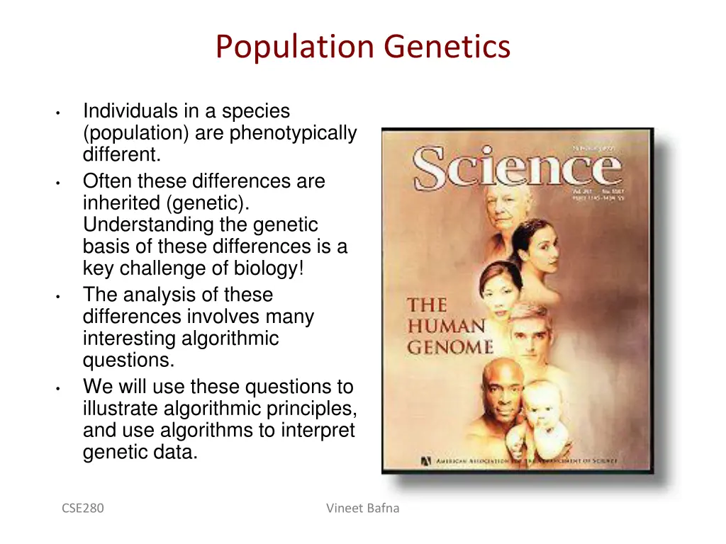 population genetics