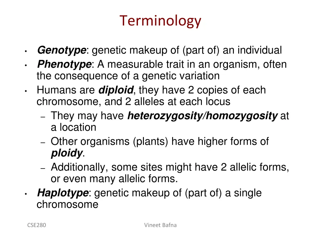 terminology 1