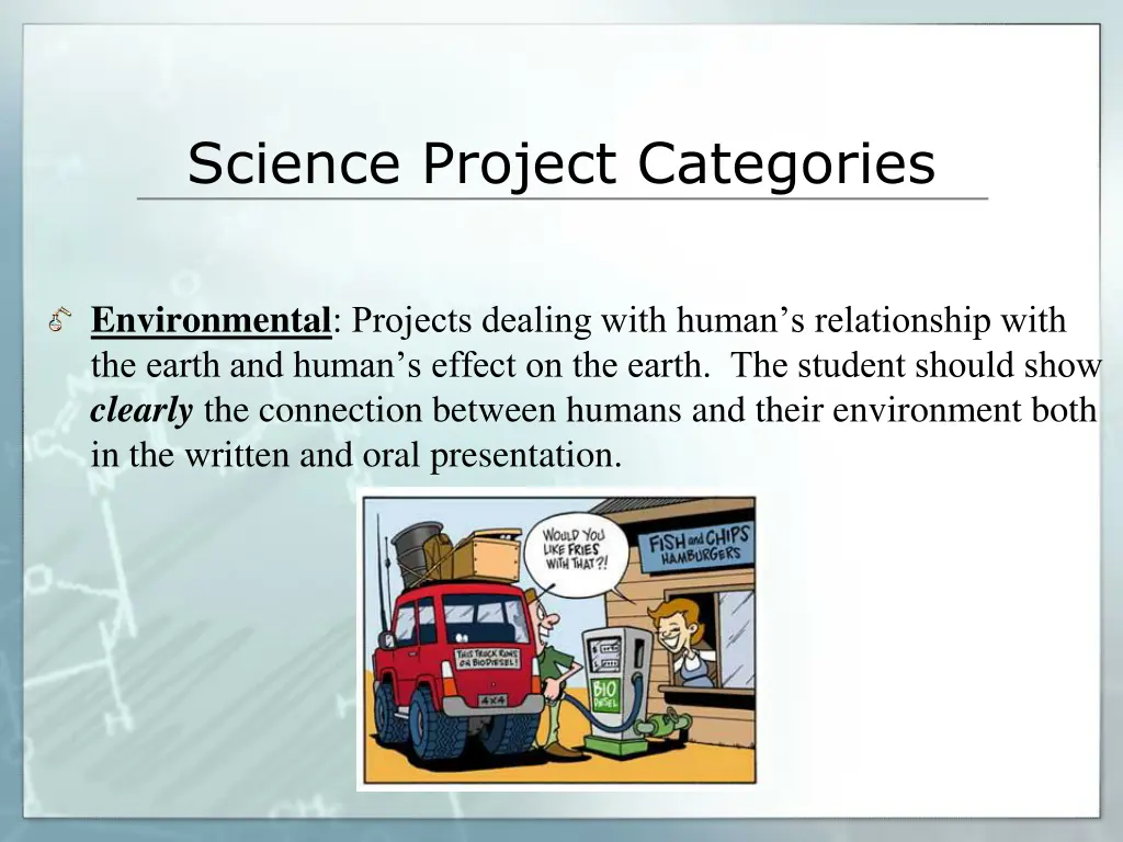 science project categories 2