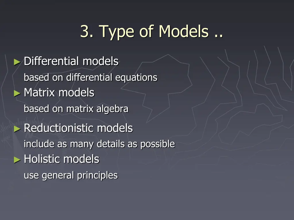 3 type of models 2