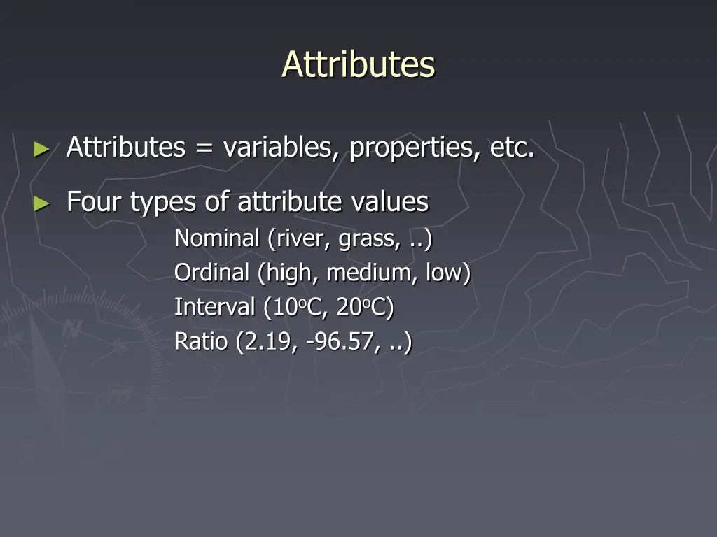 attributes