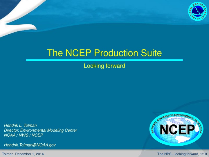 the ncep production suite