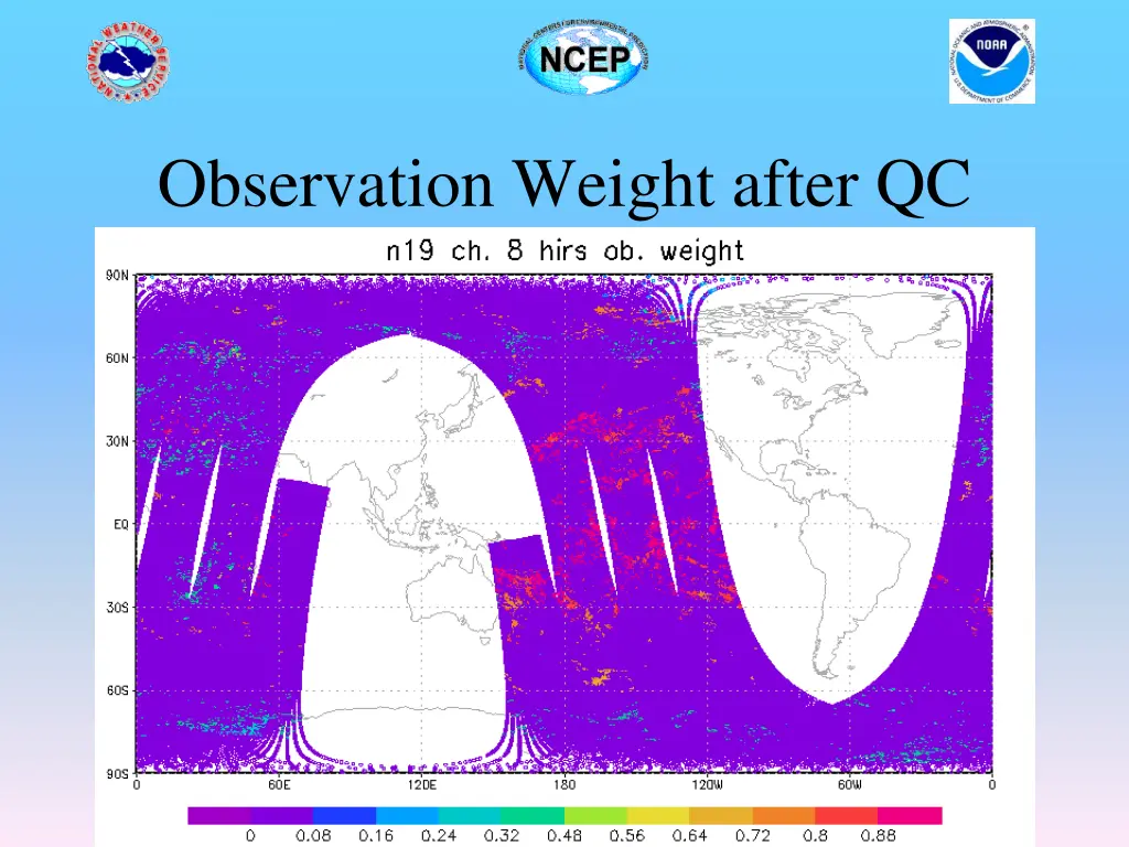 observation weight after qc 1