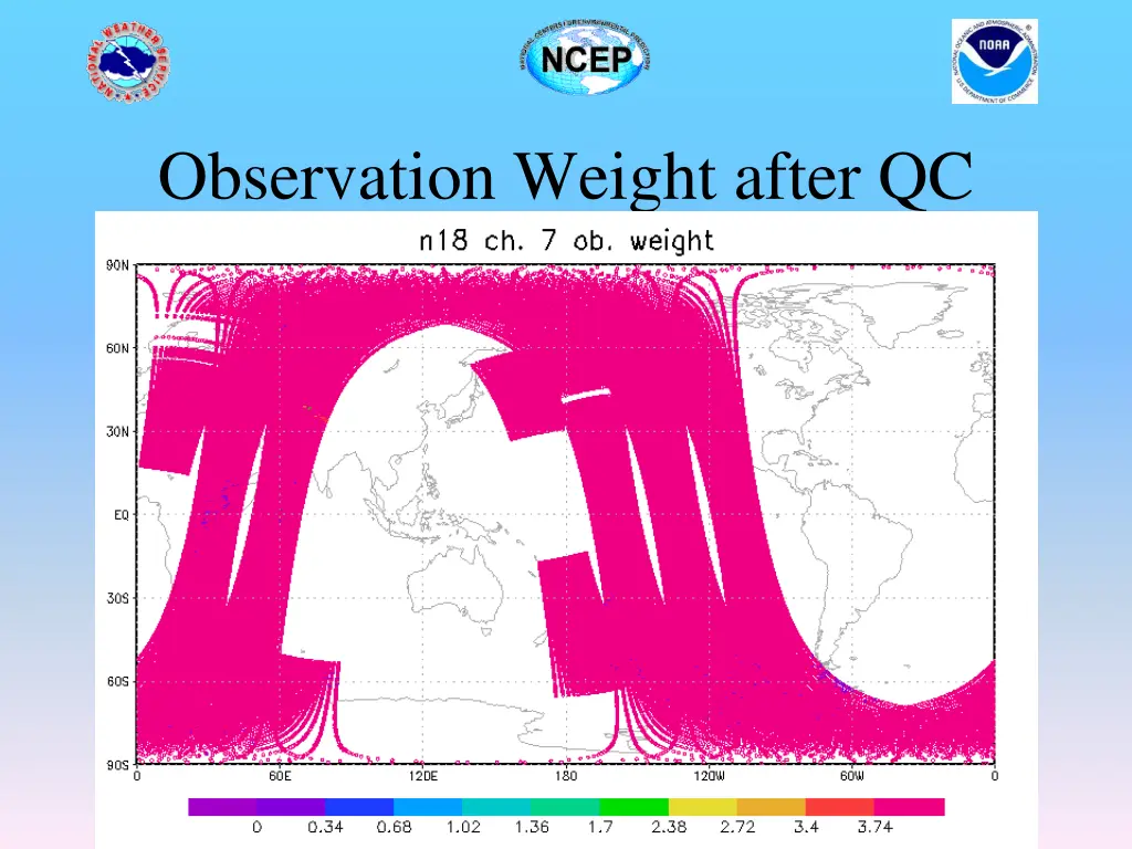 observation weight after qc 2