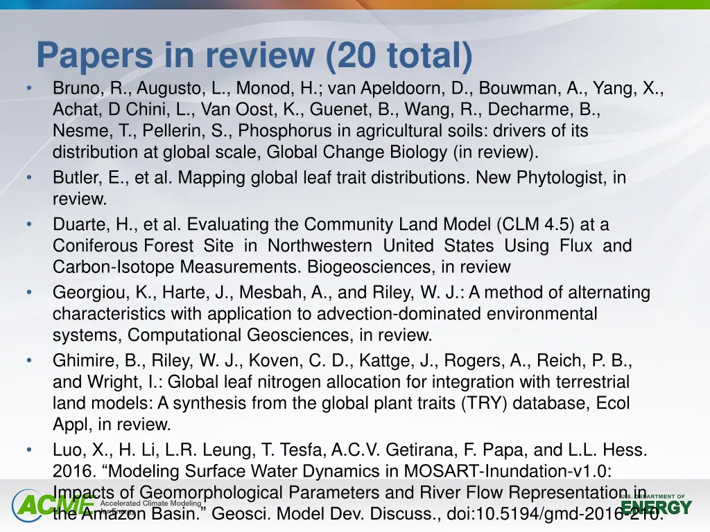 papers in review 20 total bruno r augusto l monod
