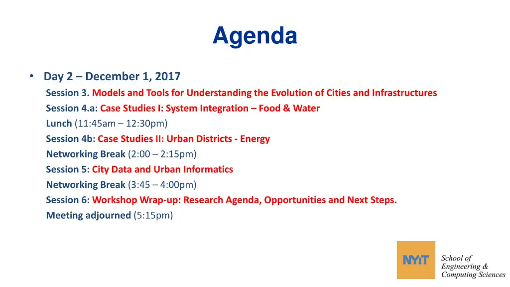 agenda 1