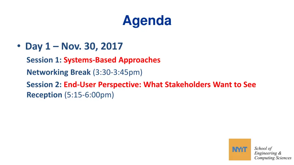 agenda