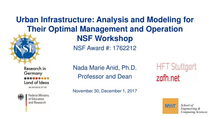 urban infrastructure analysis and modeling