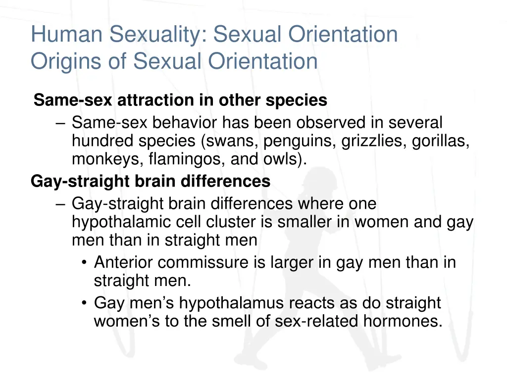 human sexuality sexual orientation origins 1