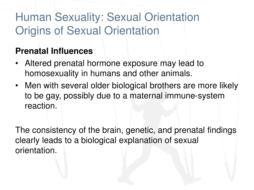 human sexuality sexual orientation origins 3