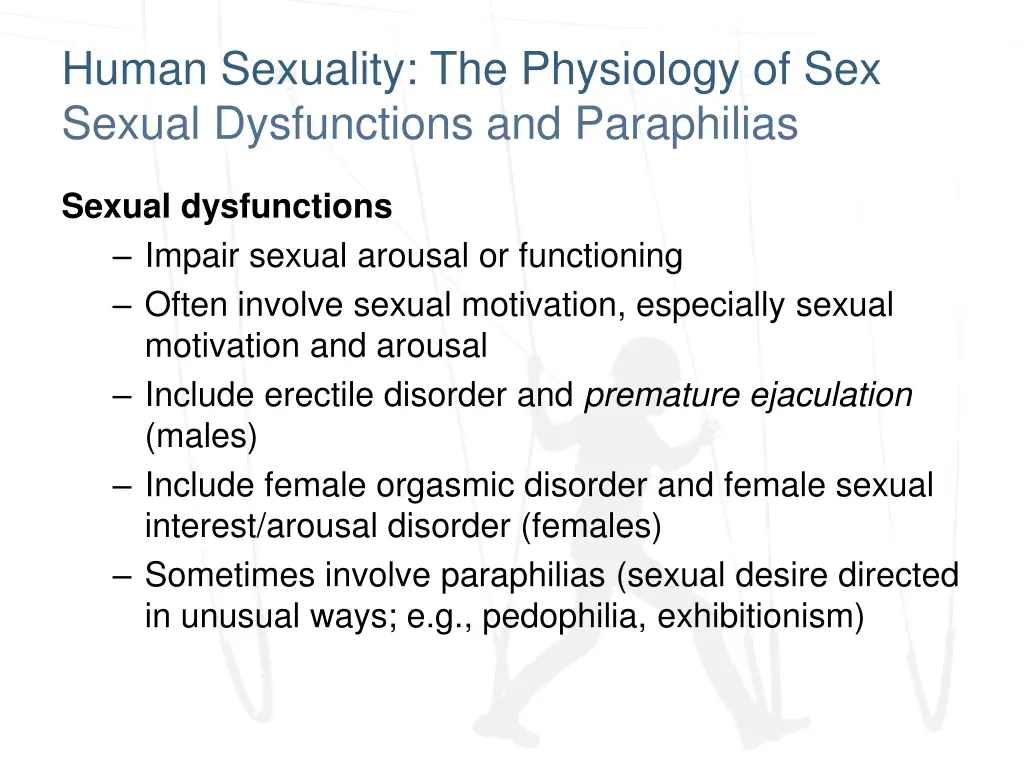 human sexuality the physiology of sex sexual