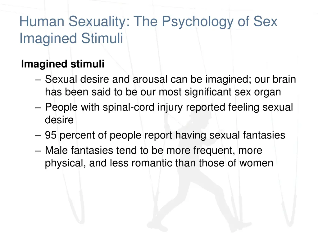 human sexuality the psychology of sex imagined