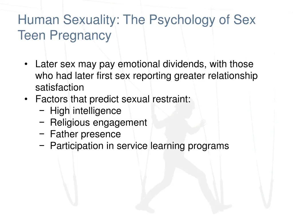 human sexuality the psychology of sex teen 1