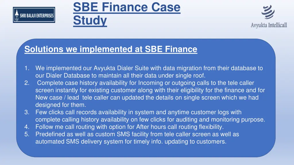 sbe finance case study 3