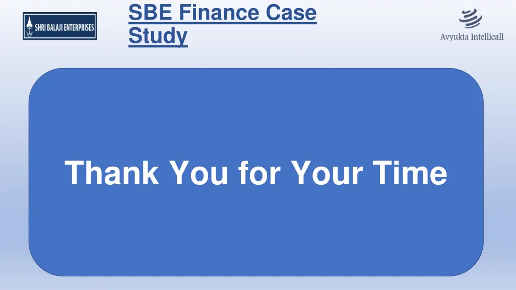 sbe finance case study 5