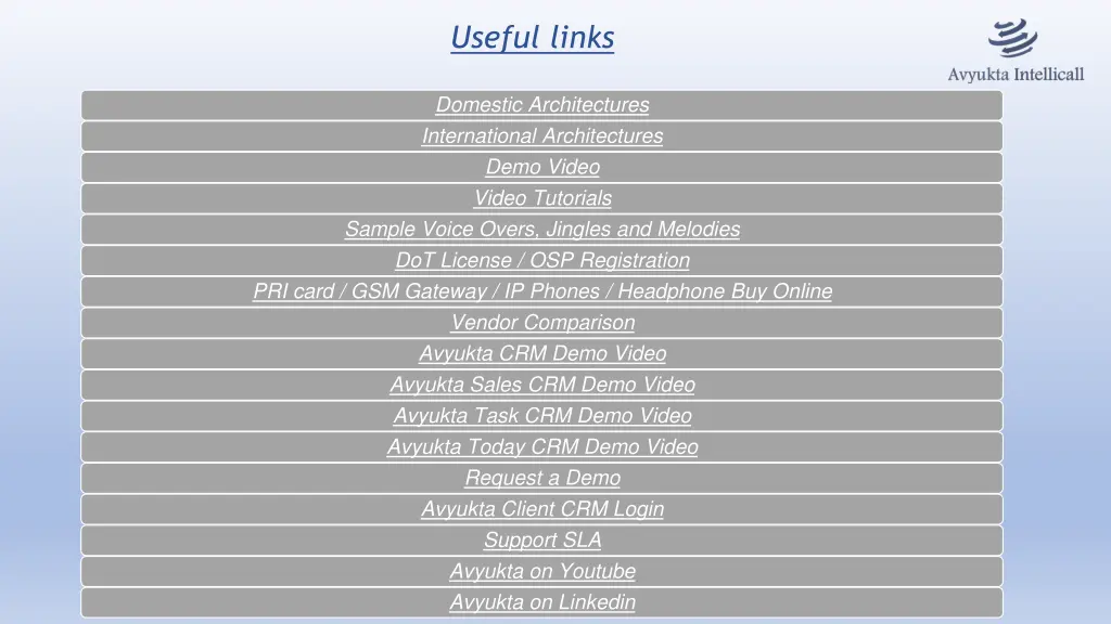 useful links