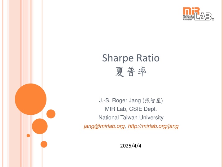 sharpe ratio