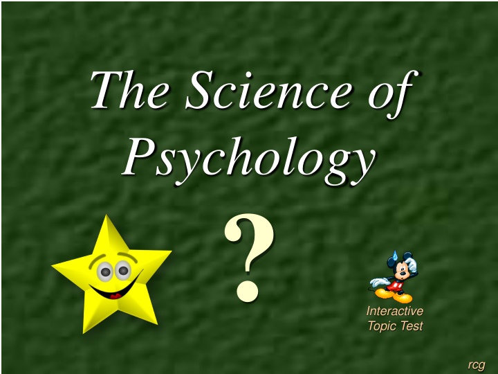 the science of psychology