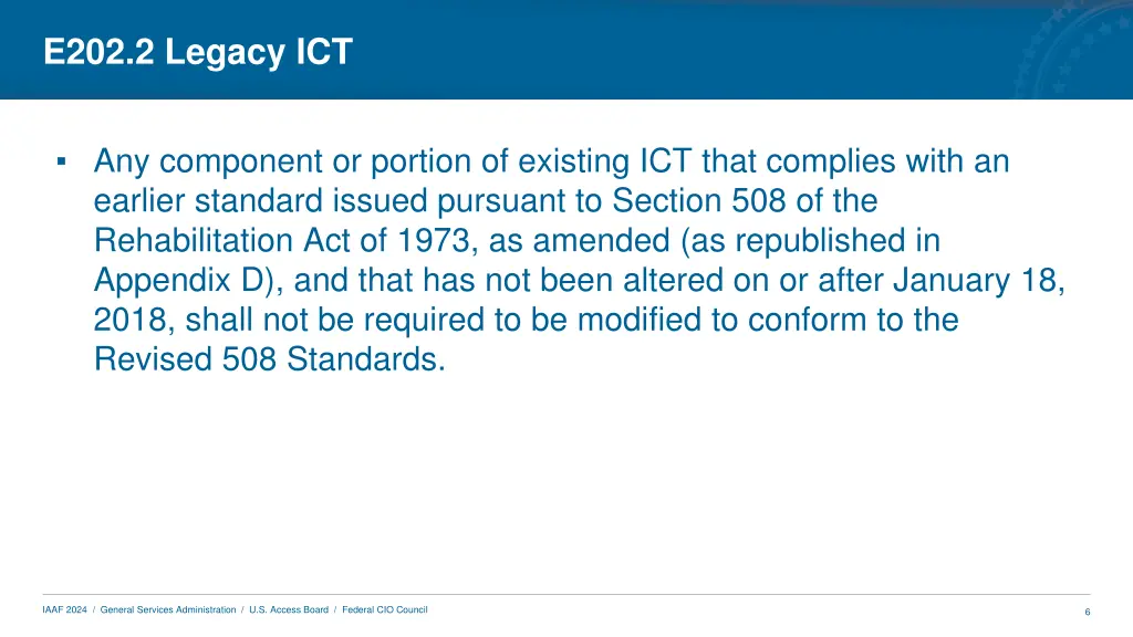 e202 2 legacy ict