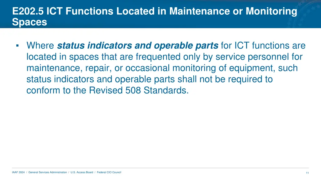 e202 5 ict functions located in maintenance