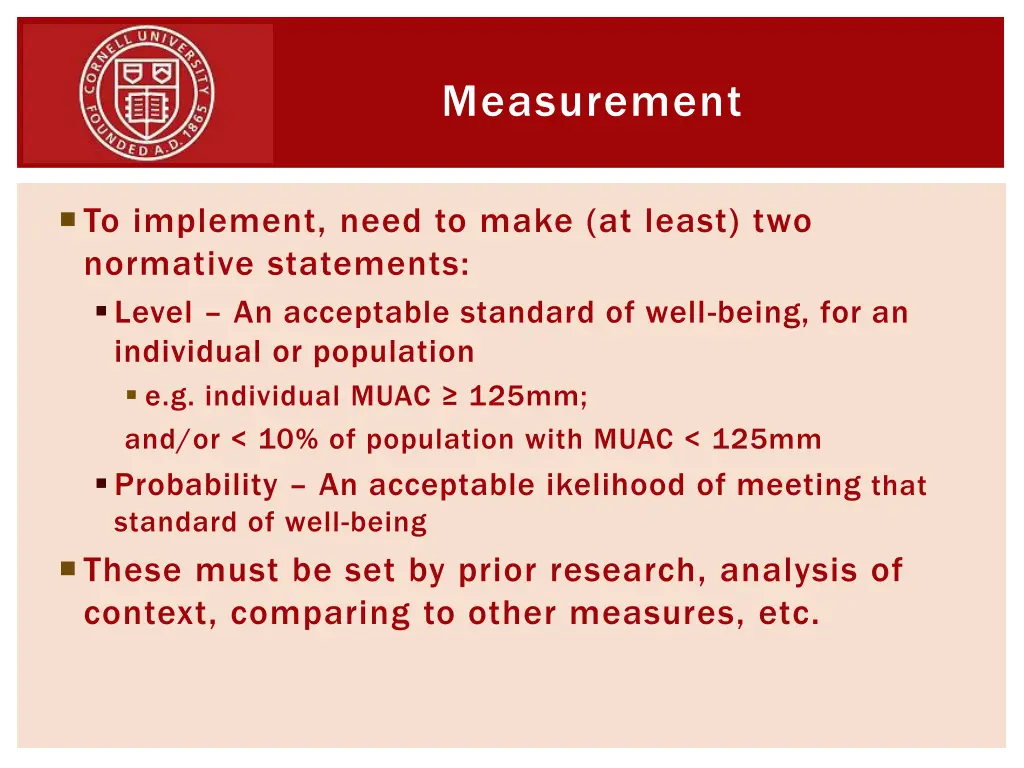 measurement