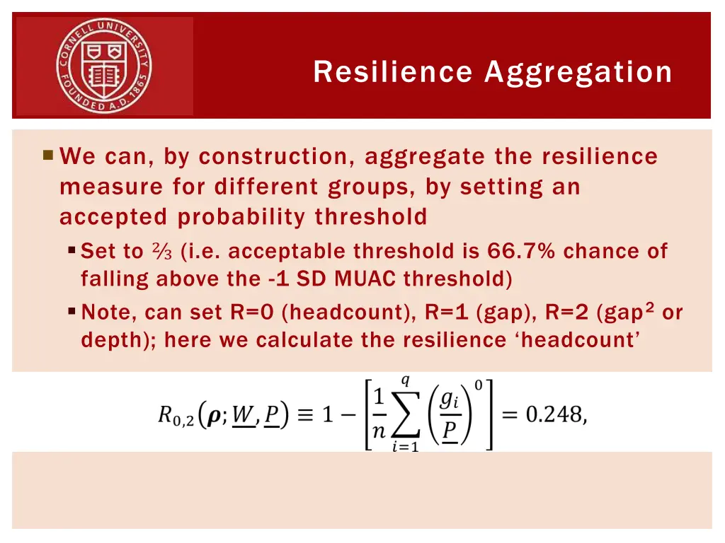 resilience aggregation