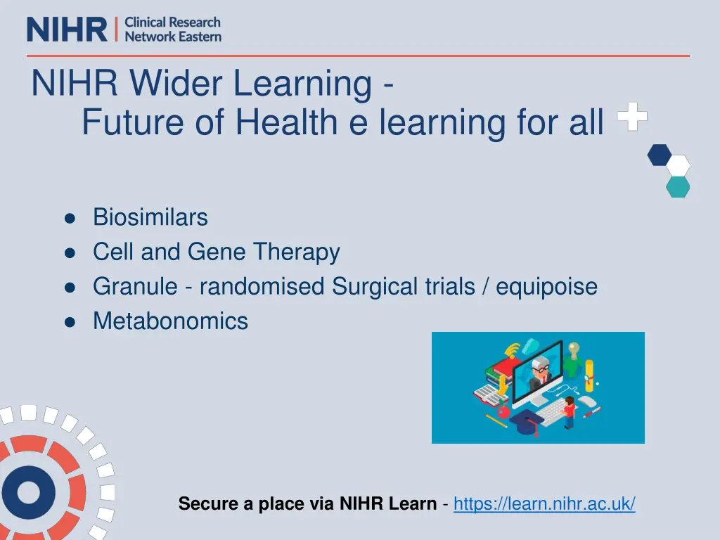 nihr wider learning future of health e learning